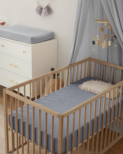 Blissful Diary Muslin Crib Sheets - Image 7