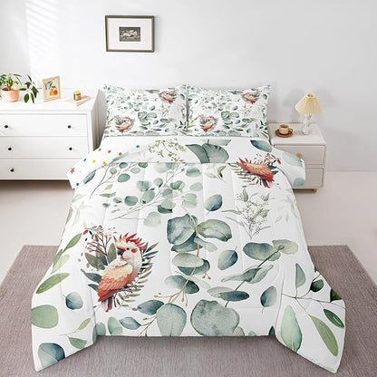 Erosebridal Cartoon Animal Queen Comforter Set by Erosebridal