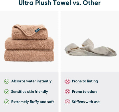 vesta egyptian cotton towel set, 700 gsm, 100% showing dimensions