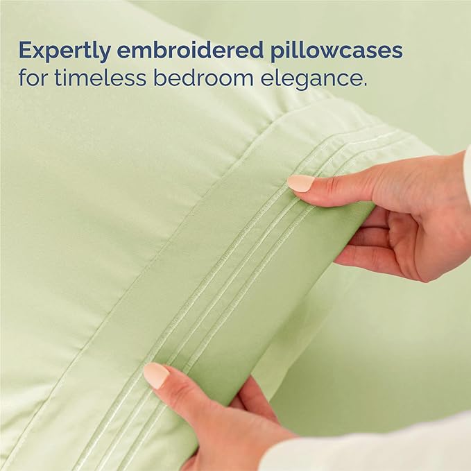Split King Size 5 Piece Sheet Set - Image 6