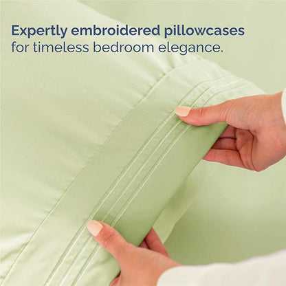 Split King Size 5 Piece Sheet Set - Image 6