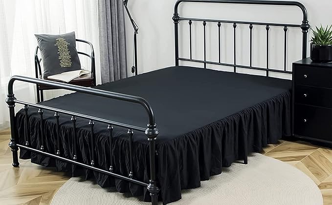 Bed Skirts Queen Size Ruffled Bed Skirt - Image 5