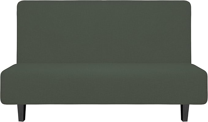 Easy-Going Stretch Futon Slipcover Armless Futon Bed Cover Furniture Protector by Easy-Going