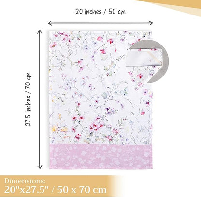 Maison d' Hermine Kitchen Towels Set of 3 100% Cotton 27.50" x 20" Reusable - Image 4
