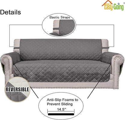 Easy-Going Sofa Slipcover Reversible Loveseat Sofa Cover Couch Cover - Image 3