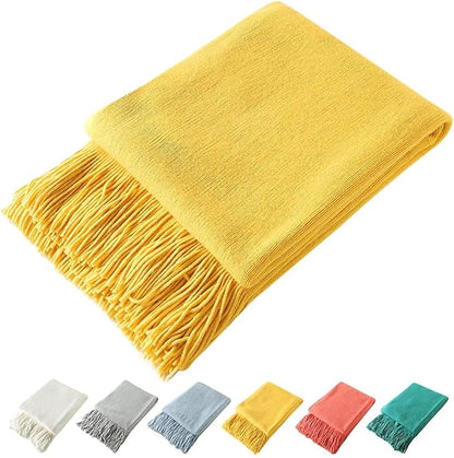 Homiest Decorative Knitted Throw Blanket by Homiest