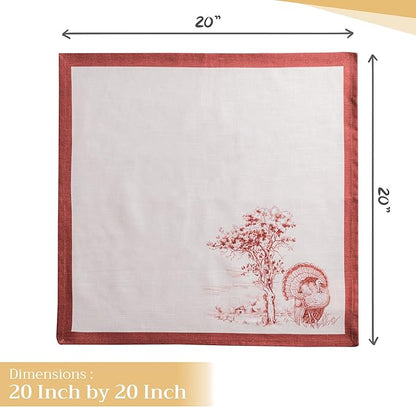 Maison d' Hermine Cloth Napkins Set of 4 100% Cotton - Image 4