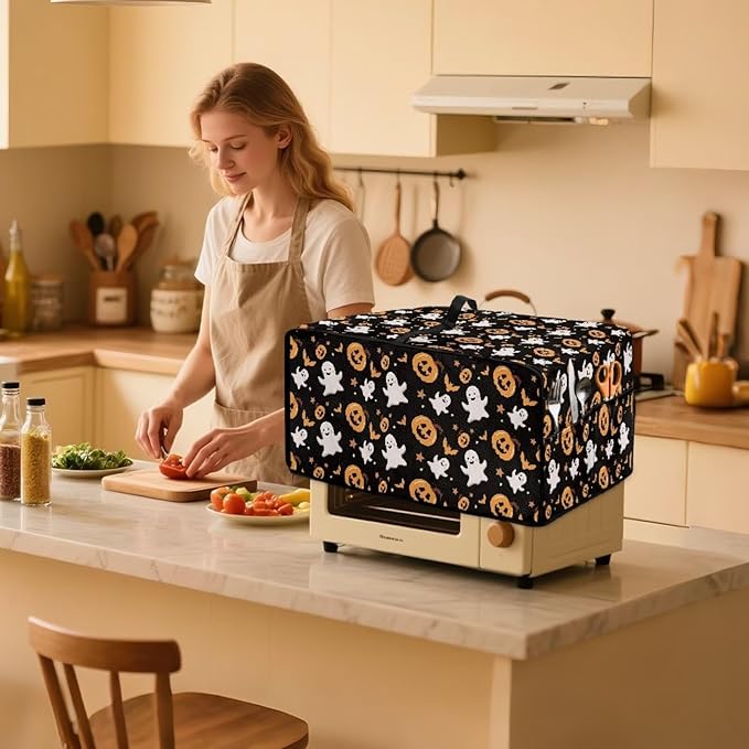 Halloween Toaster Oven Dust Cover Protective Microwave Oven Cover - Image 2
