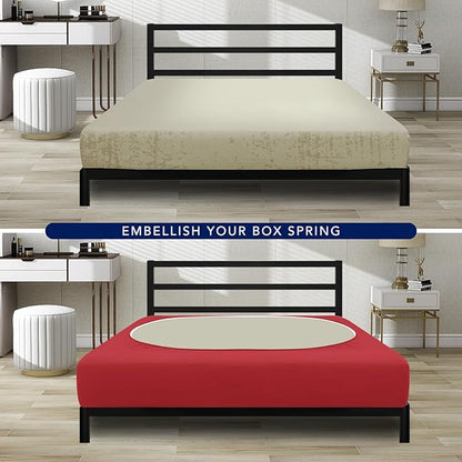 PureFit Stretchy Box Spring Cover Queen - Image 4