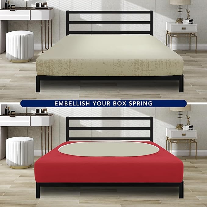 PureFit Stretchy Box Spring Cover Full - Image 4