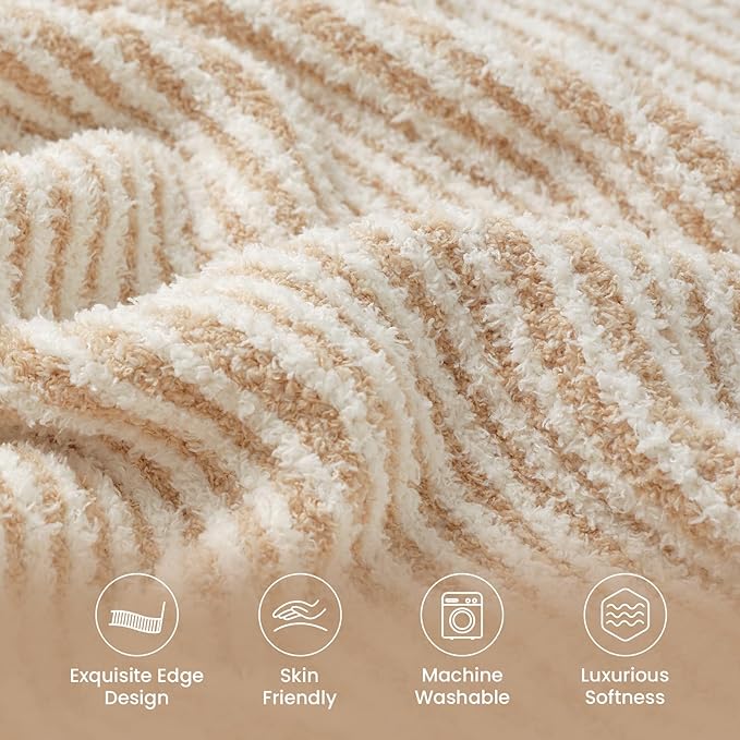 Snuggle Sac Stripe Soft Throw Blanket - Image 3
