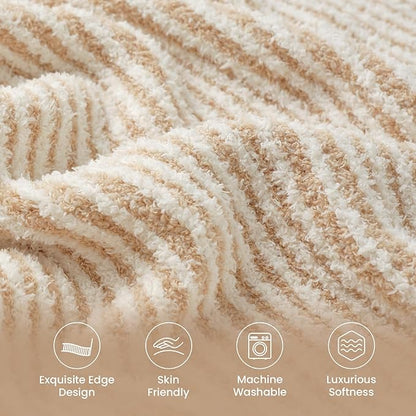 Snuggle Sac Stripe Soft Throw Blanket - Image 3