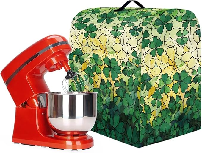 St. Patrick's Day Mixer Covers Shamrock Kitchen Aid Stand Mixer Dust Covers - Image 3