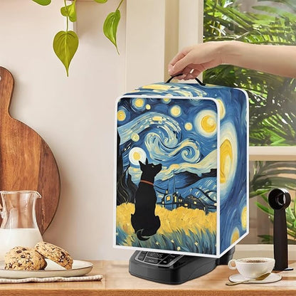 Coffee Maker Covers With Top Handle Folding Coffee Machine Dust Covers - Image 4