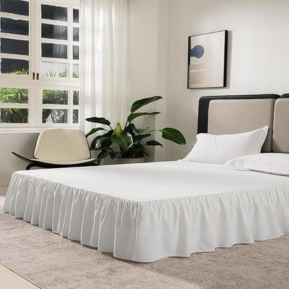 TSUTOMI Bed Skirt Twin Size Ruffled Bed Skirt - Image 3