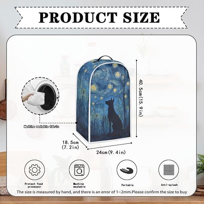 Blender Cover Dust Cover Print, Van Gogh Starry Night - Image 6
