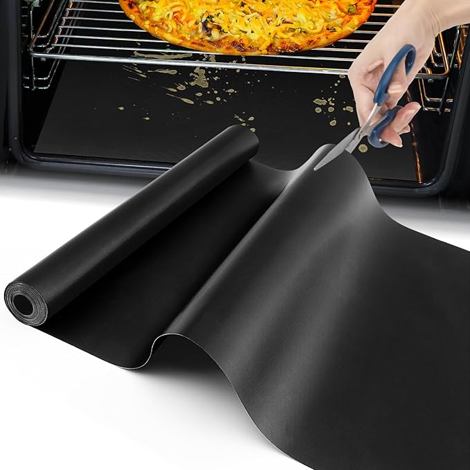 16 X75 Inch Oven Liner for Bottom of Oven, Reusable and Thick Heavy Duty Non by GoldeerkitchenBakingAccessoriesTools