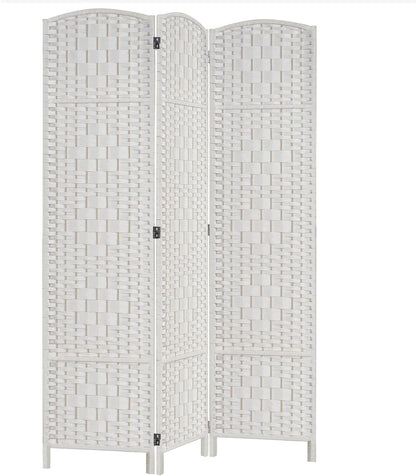 rhf room divider panel,partition room dividers,3panel privacy screen,white, main product view