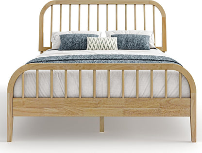 dg casa wesley solid wood king size bed, close-up detail