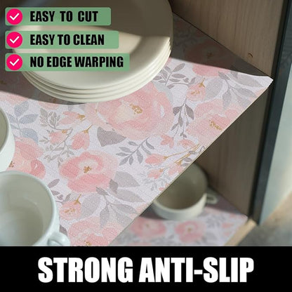 Peony Shelf and Drawer Liner for Kitchen, Non-Adhesive and Strong Non-Slip - Image 2