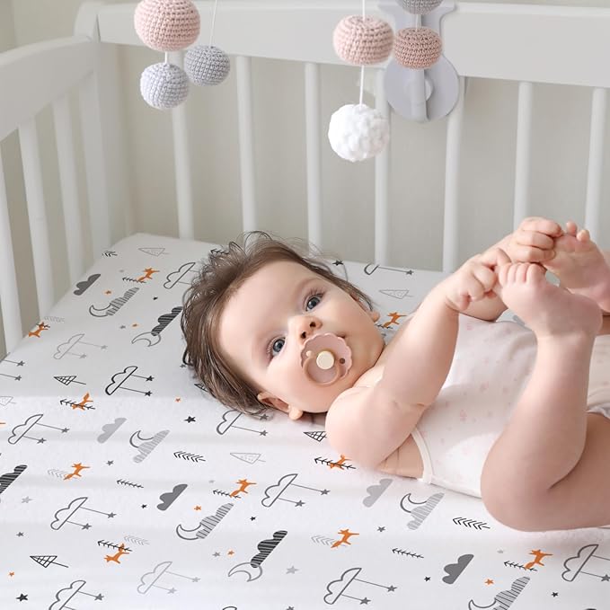 BROLEX Baby Fitted Crib Sheets: Kid Crib Sheets - Image 6