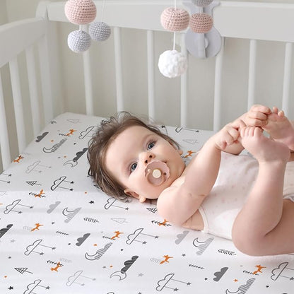 BROLEX Baby Fitted Crib Sheets: Kid Crib Sheets - Image 6