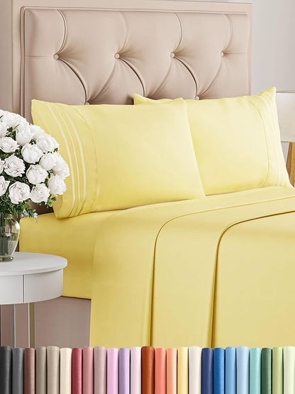 King Size 4 Piece Sheet Set by CGKUnlimited