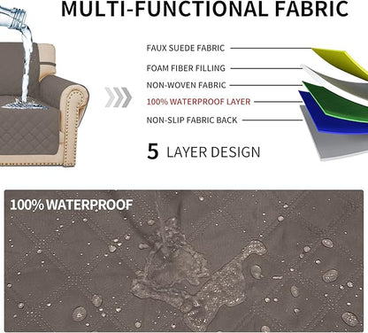 Easy-Going Sofa Slipcover Loveseat Cover Waterproof Couch Cover Washable Sofa - Image 3