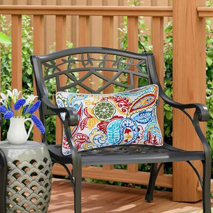 Water Resistant Outdoor Lumbar Pillows - Image 6