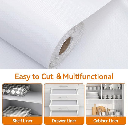 Shelf and Drawer Liner for Kitchen Cabinets Non-Adhesive, Strong Grip Non-Slip - Image 5