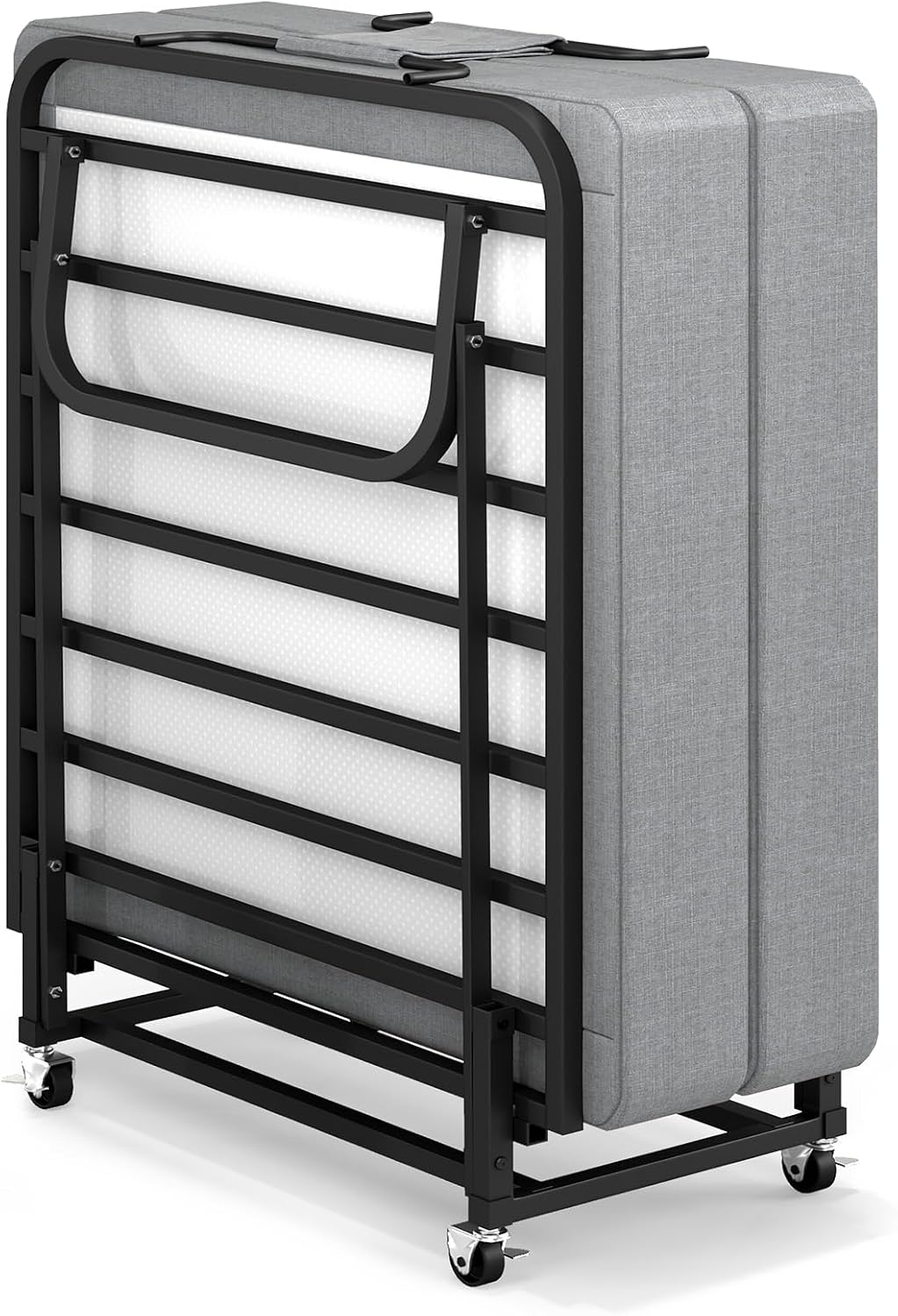 folding bed with mattress for adults, portable foldable, main product view