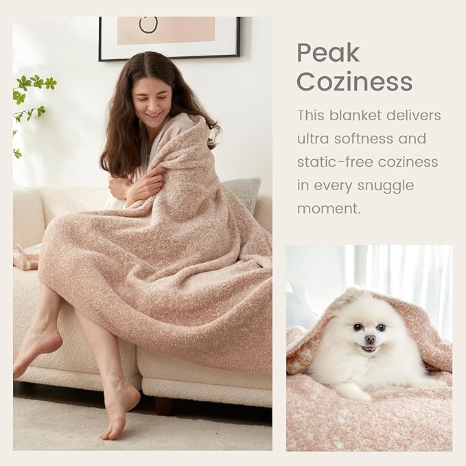Snuggle Sac Beige Throw Blanket - Image 8