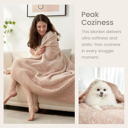 Snuggle Sac Beige Throw Blanket - Image 8