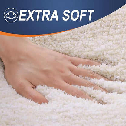 OLANLY Bathroom Runner Rugs 59x24, Extra Soft Absorbent Microfiber Bath Rugs - Image 2