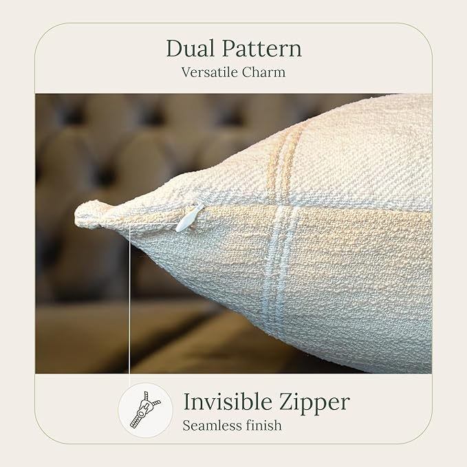 SanVia Dusk Premium Cotton Throw Pillow Covers, 20 x 20 Inches, Artisan Made - Image 3
