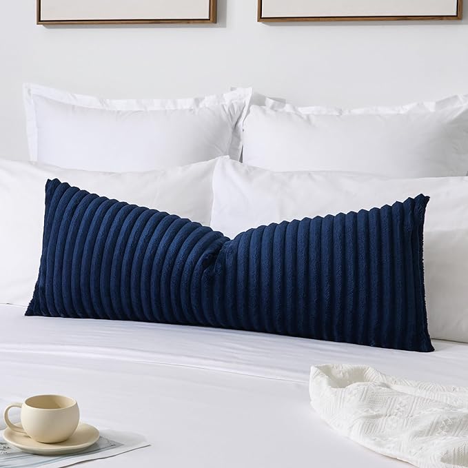 Kevin Textile Soft Plush 14x36 Inch Long Lumbar Pillow Cover 1 Pack, Luxury by KevinTextile