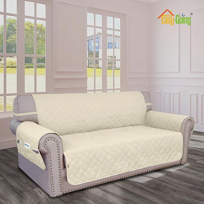 Easy-Going Waterproof Oversized Loveseat Covers Leakproof Couch Cover - Image 2