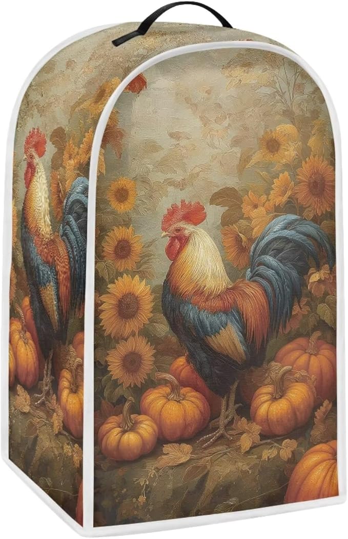 Retro Blender Cover for Kitchen Resistance Food Processor Dust Cover by HUISEFOR