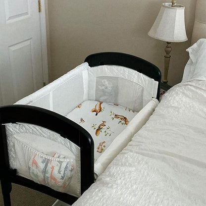 Gllquen Baby Bassinet Sheets 4 Pack, Breathable Cozy Fitted Mattress Sheet - Image 3