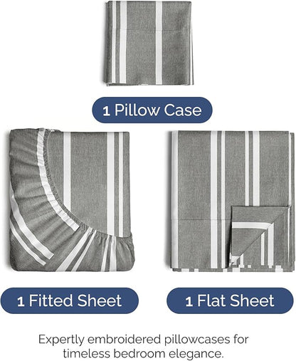 Twin Size 3 Piece Sheet Set - Image 2