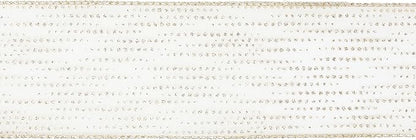 MEEDEE Champagne Gold Wired Ribbon 2.5 Inch Horizontal Stripes Glitter Polka - Image 8
