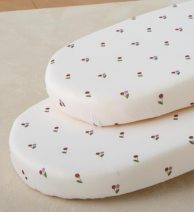 SDY Jersey Cherry Bassinet Sheets - Image 9