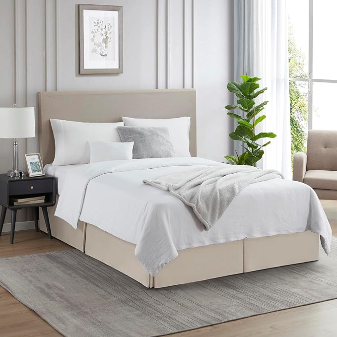 Nestl Silver Bed Skirt Queen Size - Image 4