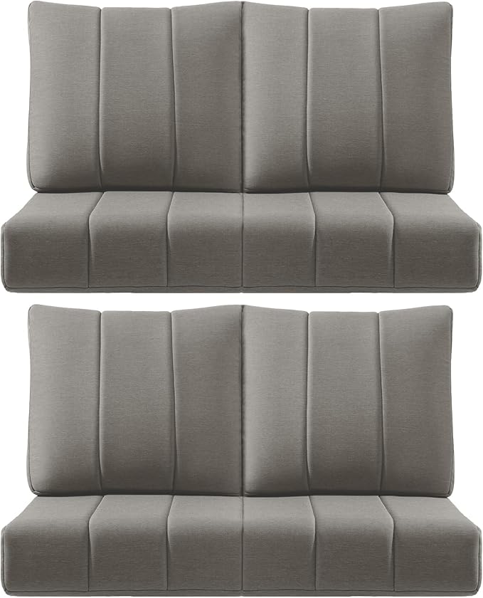 Luxury 24x24x6 Inch Kitty Outdoor Chair Cushions Set of 4 by ACTREST