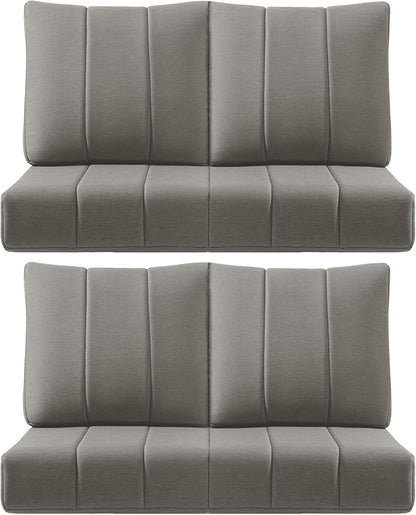 Luxury 24x24x6 Inch Kitty Outdoor Chair Cushions Set of 4 by ACTREST