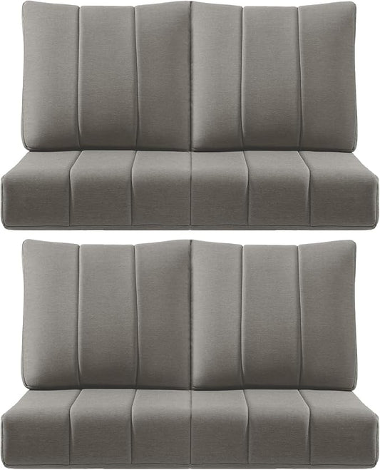 Luxury 24x24x6 Inch Kitty Outdoor Chair Cushions Set of 4 by ACTREST