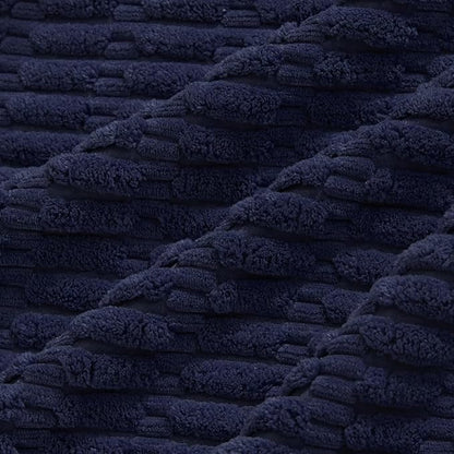 Fancy Homi 4 Packs Navy Blue Decorative Throw Pillow Covers 20x20 Inch - Image 5