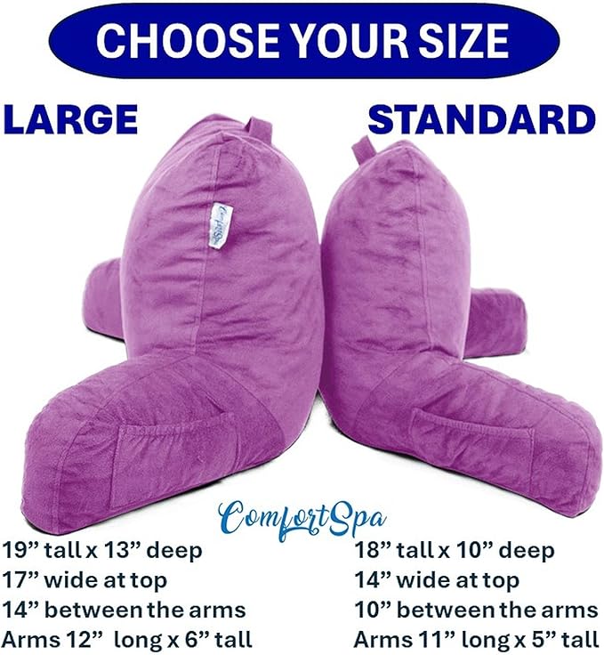 ComfortSpa Reading Pillow for Kids Teens Adult, Back Rest Pillow - Image 6