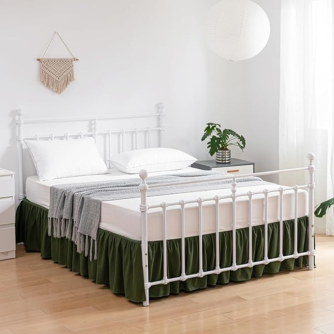 Bed Skirt King Size Ruffled Bed Skirts - Image 5