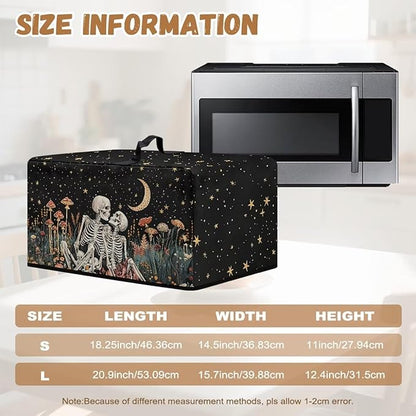 Microwave Oven Dust Cover, Halloween Skull Heat-Resistant Dust Proof Waterproof - Image 6